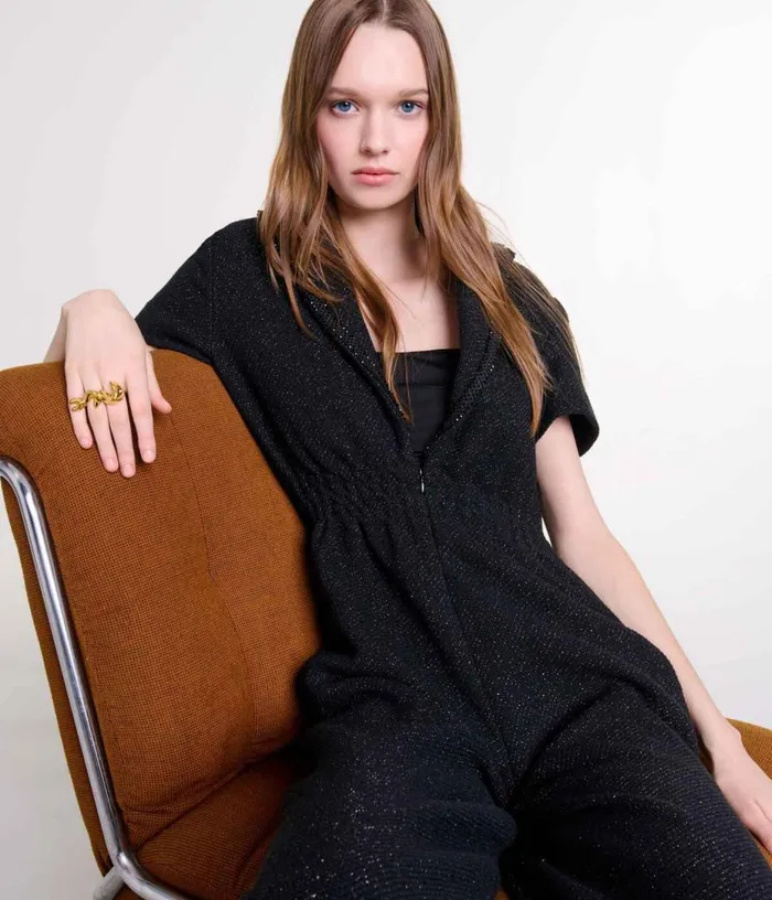 Maje Tweed Trouser Suit Women Pants and Jeans
