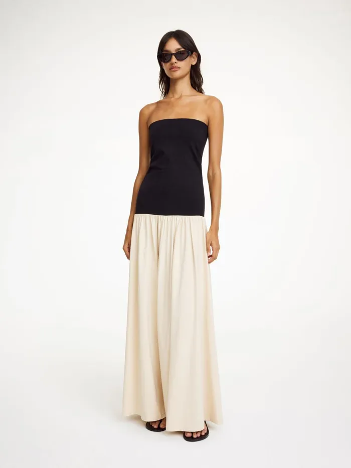 Marciella Maxi Dress Oyster Gray Women By Malene Birger Dresses