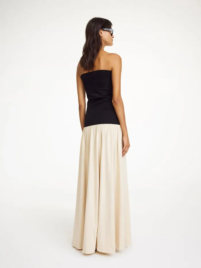 Marciella Maxi Dress Oyster Gray Women By Malene Birger Dresses
