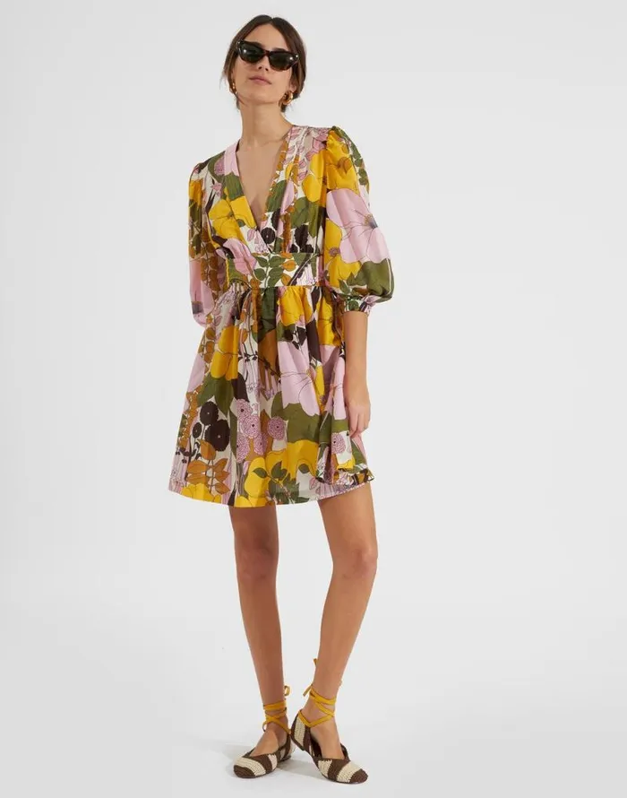 Margherita Dress Big Flower Rose Women La Double J Dresses