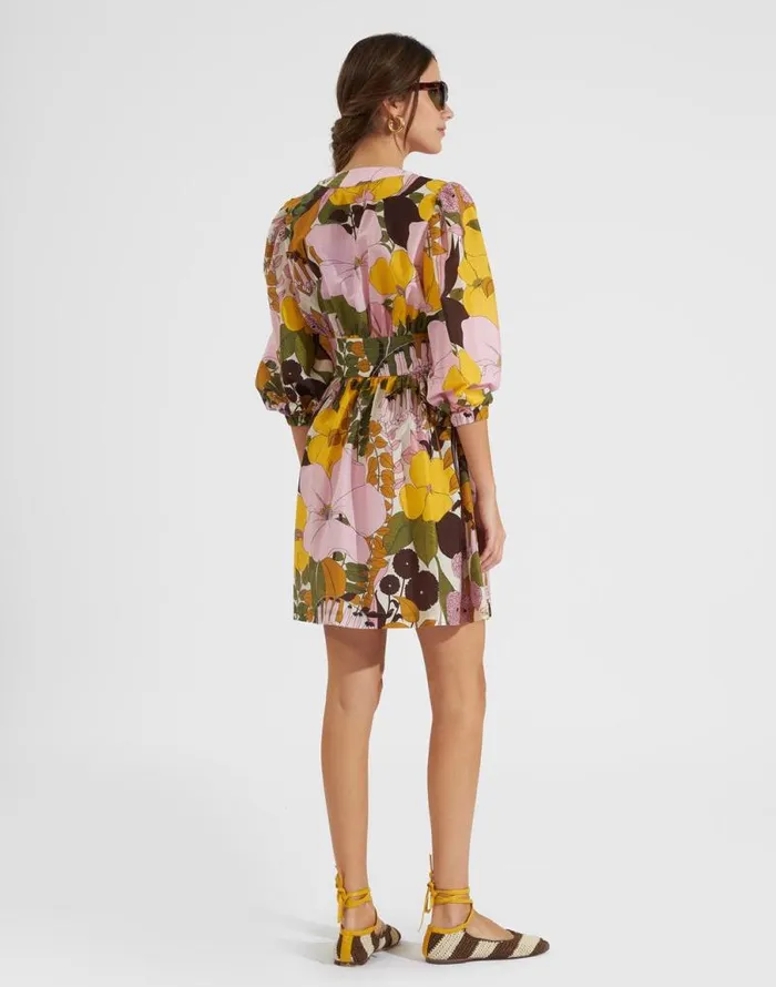 Margherita Dress Big Flower Rose Women La Double J Dresses Margherita Dress Big Flower Rose Women La Double J Dresses