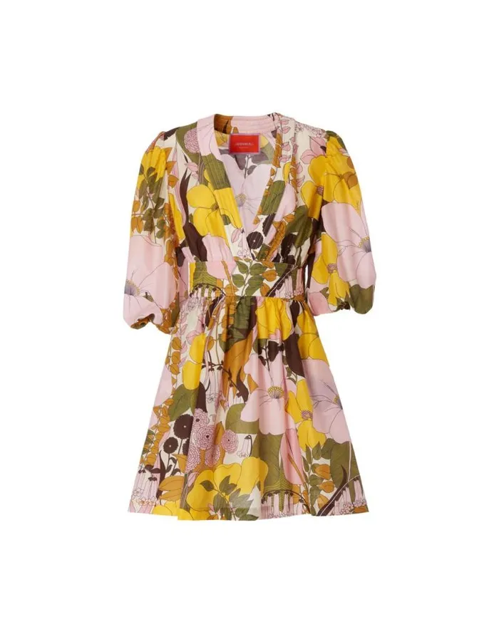 Margherita Dress Big Flower Rose Women La Double J Dresses Margherita Dress Big Flower Rose Women La Double J Dresses