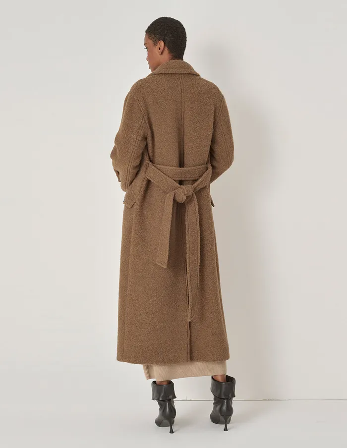 MARYLING Jacket and Coat Camel Lapel Contrast Button Coat Camel 8211 Women MARYLING Jacket and Coat Camel Lapel Contrast Button Coat Camel 8211 Women