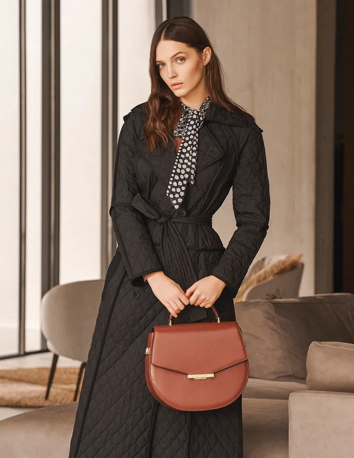 MARYLING Jacket and Coat DOUBLEBREASTED TRIM PADDED JACKET Black 8211 Women MARYLING Jacket and Coat DOUBLEBREASTED TRIM PADDED JACKET Black 8211 Women
