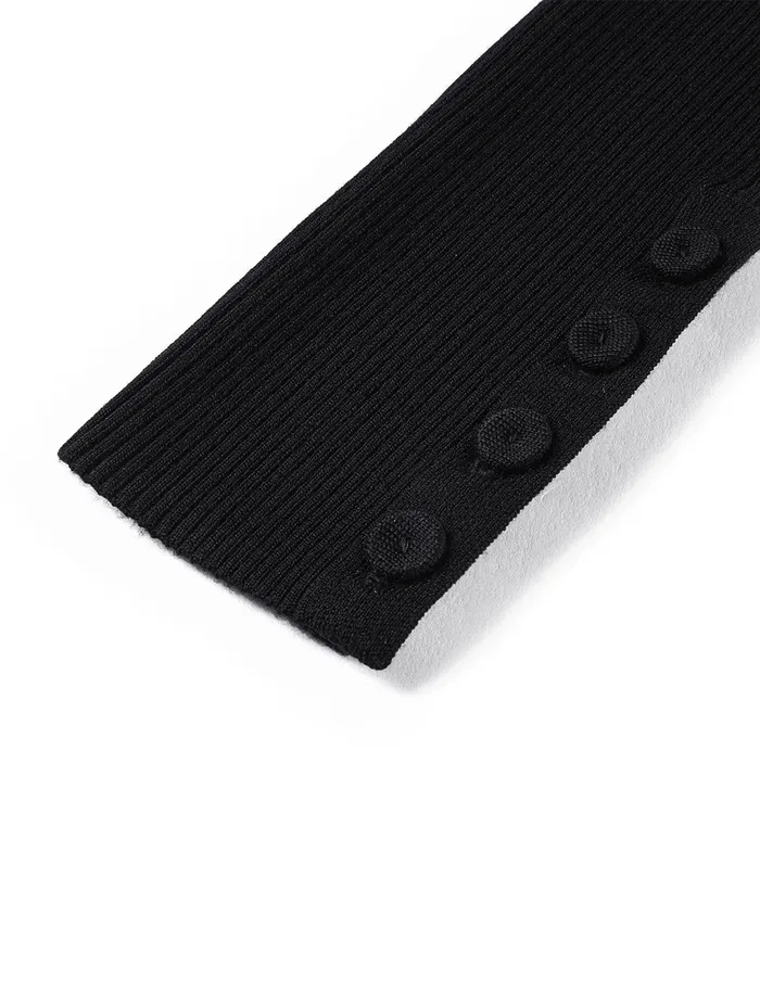 MARYLING Knit Dress Black Allmatch Slim Vneck Knitted Dress Black 8211 Women MARYLING Knit Dress Black Allmatch Slim Vneck Knitted Dress Black 8211 Women