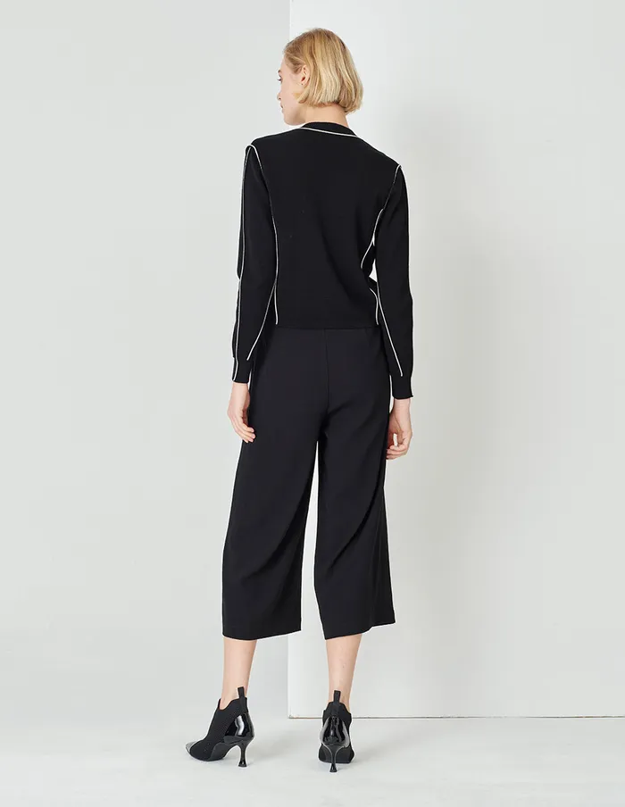 MARYLING Pants and Shorts Classic AllMatch Black NinePoint StraightLeg Pants Black 8211 Women