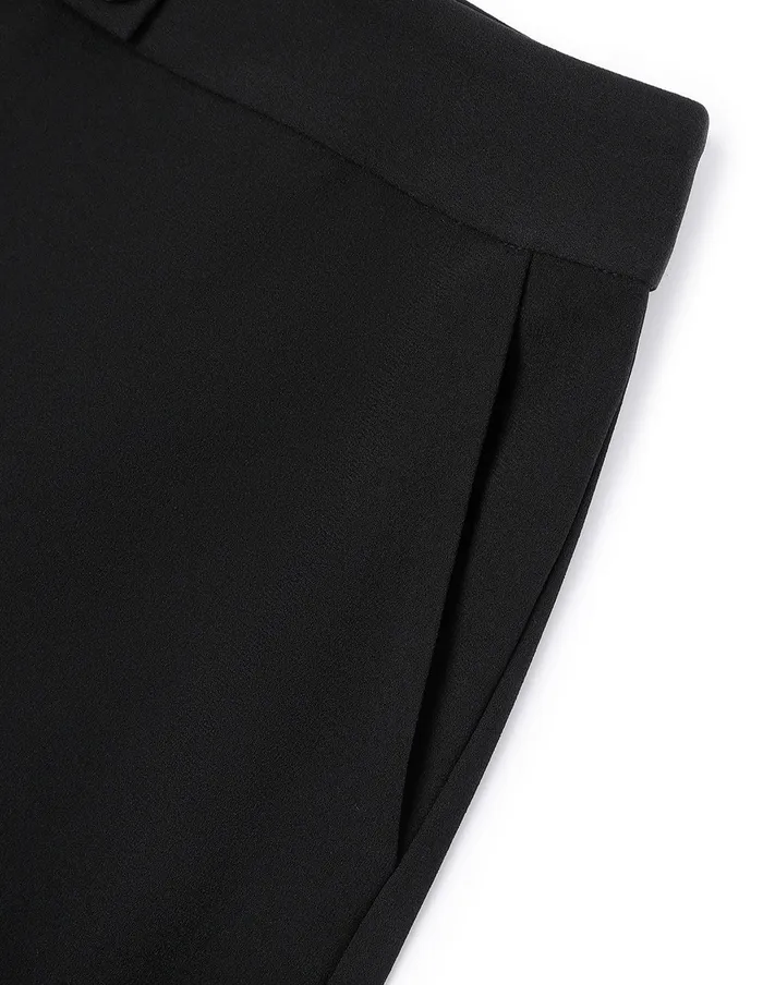MARYLING Pants and Shorts Classic AllMatch Black NinePoint StraightLeg Pants Black 8211 Women