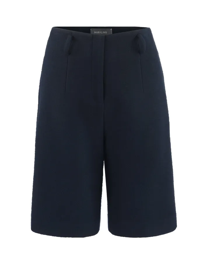 MARYLING Pants and Shorts DARK BLUE BERMUDA SHORTS Midnight Blue 8211 Women MARYLING Pants and Shorts DARK BLUE BERMUDA SHORTS Midnight Blue 8211 Women