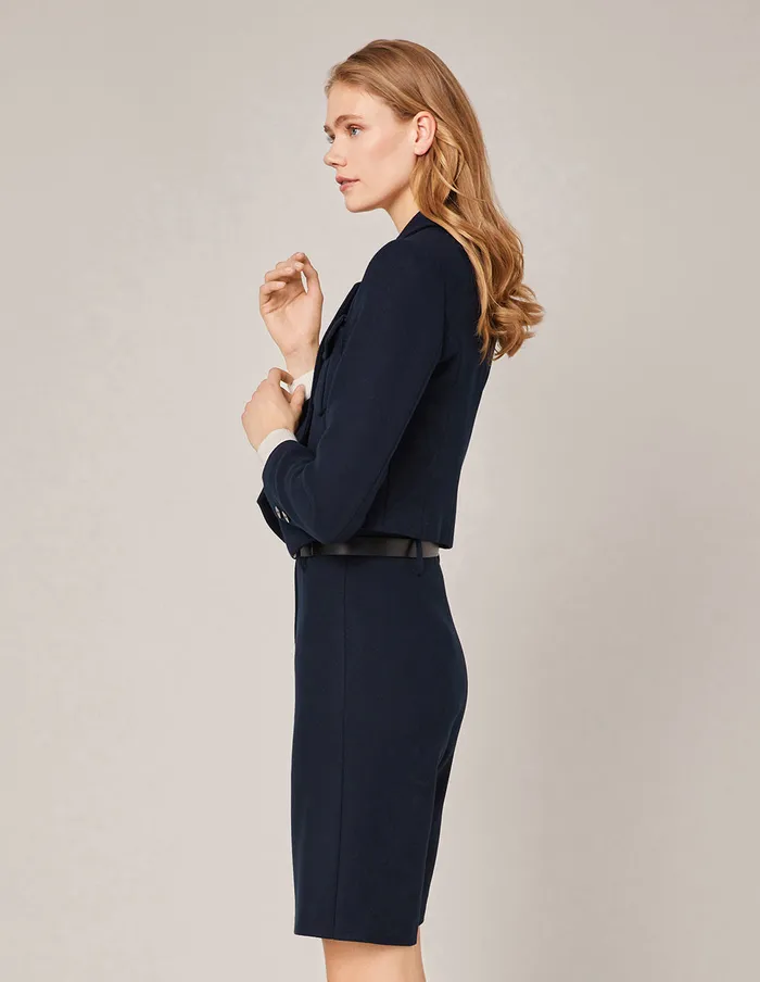 MARYLING Pants and Shorts DARK BLUE BERMUDA SHORTS Midnight Blue 8211 Women MARYLING Pants and Shorts DARK BLUE BERMUDA SHORTS Midnight Blue 8211 Women