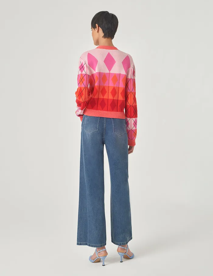 MARYLING Pants and Shorts Denim Blue Loose Fit Denim Trousers Blue 8211 Women MARYLING Pants and Shorts Denim Blue Loose Fit Denim Trousers Blue 8211 Women