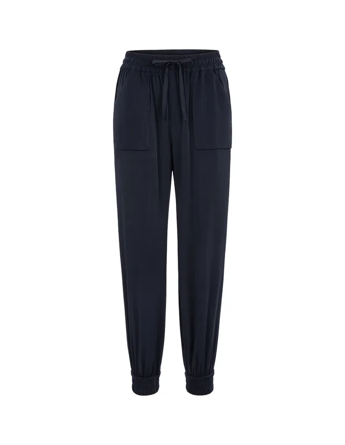 MARYLING Pants and Shorts Midnight Blue LooseFit Jogging Pants Blue 8211 Women