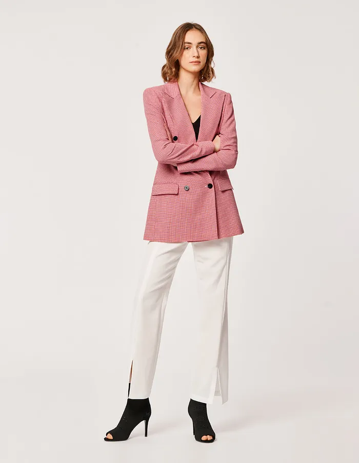 MARYLING Pants and Shorts WHITE CROP LEG PANTS White 8211 Women