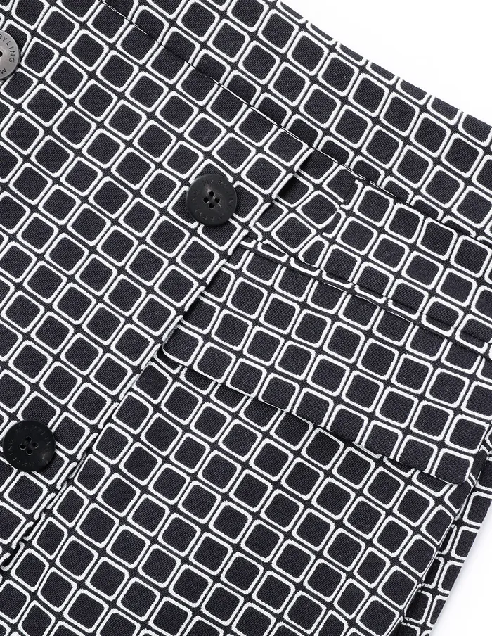 MARYLING Skirts Black And White Plaid Asymmetric Mini Skirt Mix 8211 Women MARYLING Skirts Black And White Plaid Asymmetric Mini Skirt Mix 8211 Women