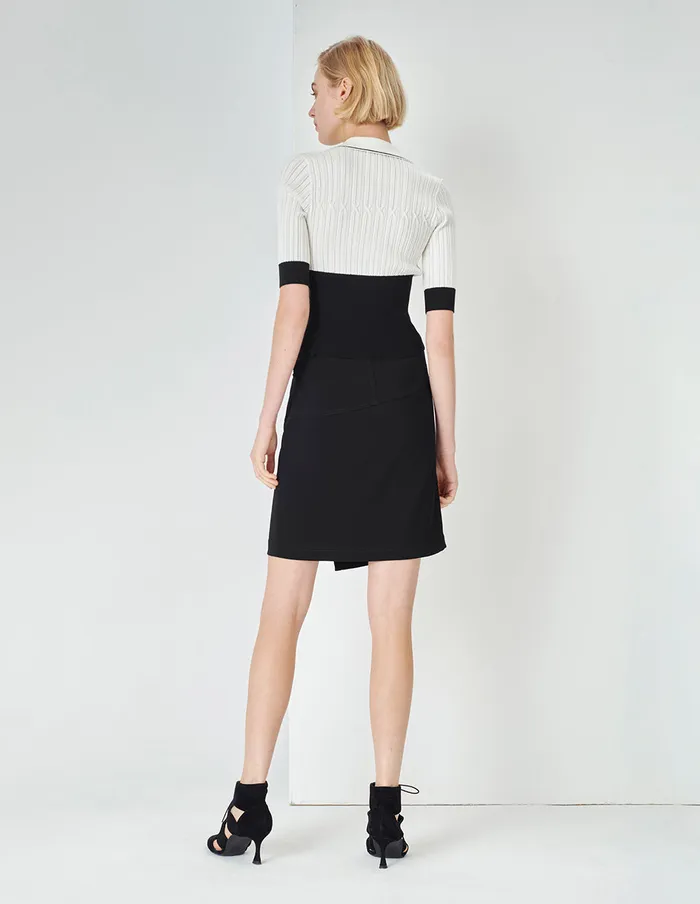 MARYLING Skirts Black Asymmetric Hem Pencil Skirt Black 8211 Women