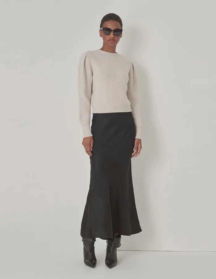MARYLING Skirts Black Patchwork Fishtail Skirt Black 8211 Women