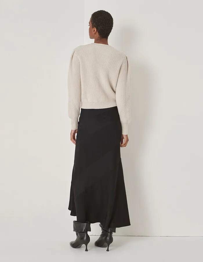 MARYLING Skirts Black Patchwork Fishtail Skirt Black 8211 Women