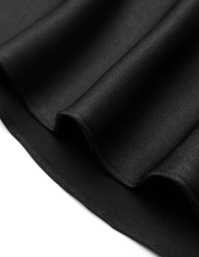 MARYLING Skirts Black Patchwork Fishtail Skirt Black 8211 Women