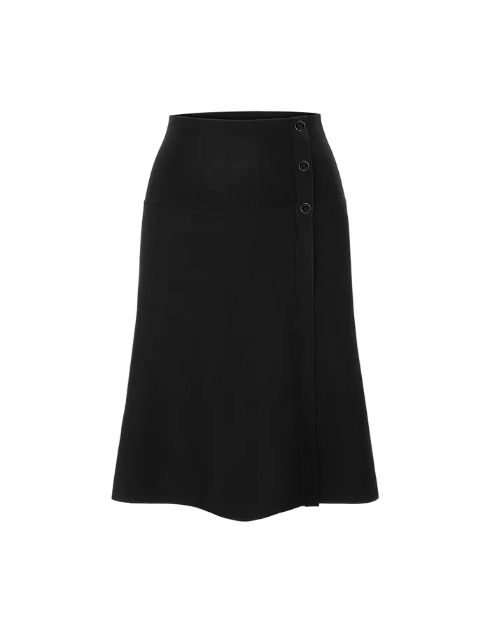 MARYLING Skirts Black Swing Knit Skirt Black 8211 Women