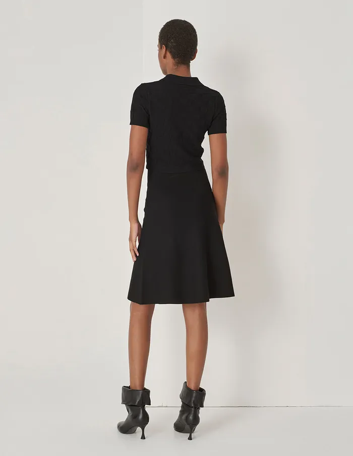 MARYLING Skirts Black Swing Knit Skirt Black 8211 Women