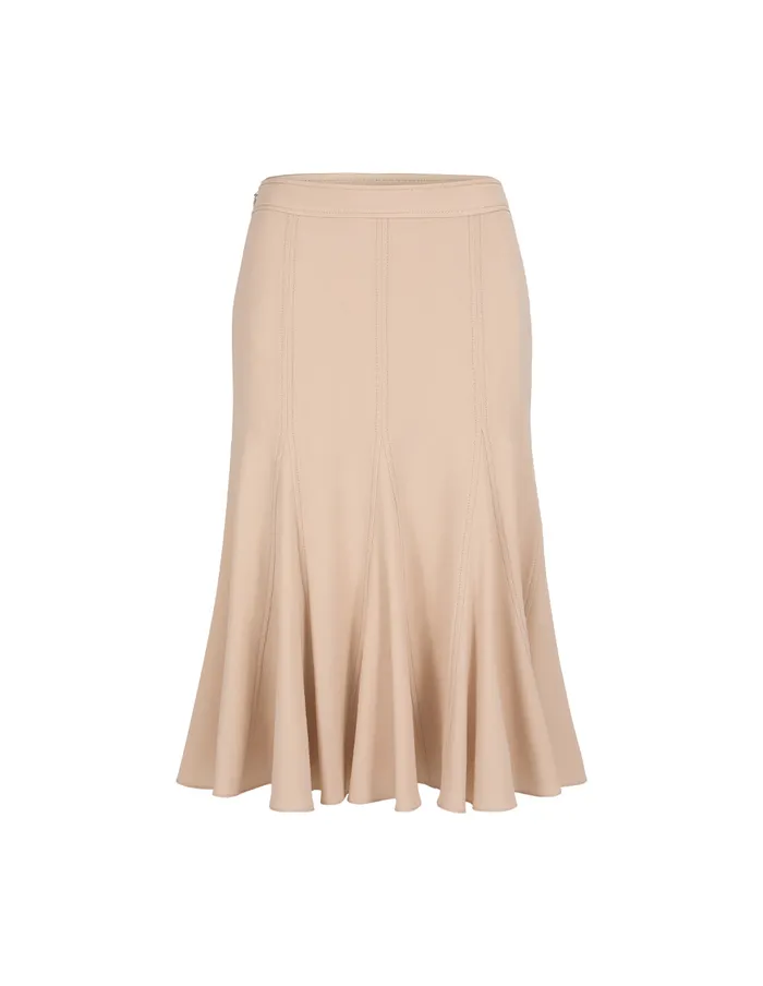 MARYLING Skirts Geometric Design Apricot Fishtail Skirt Sand 8211 Women MARYLING Skirts Geometric Design Apricot Fishtail Skirt Sand 8211 Women