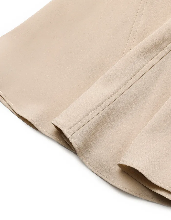 MARYLING Skirts Geometric Design Apricot Fishtail Skirt Sand 8211 Women MARYLING Skirts Geometric Design Apricot Fishtail Skirt Sand 8211 Women