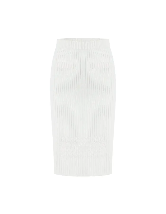 MARYLING Skirts OffWhite Knit Skirt White 8211 Women