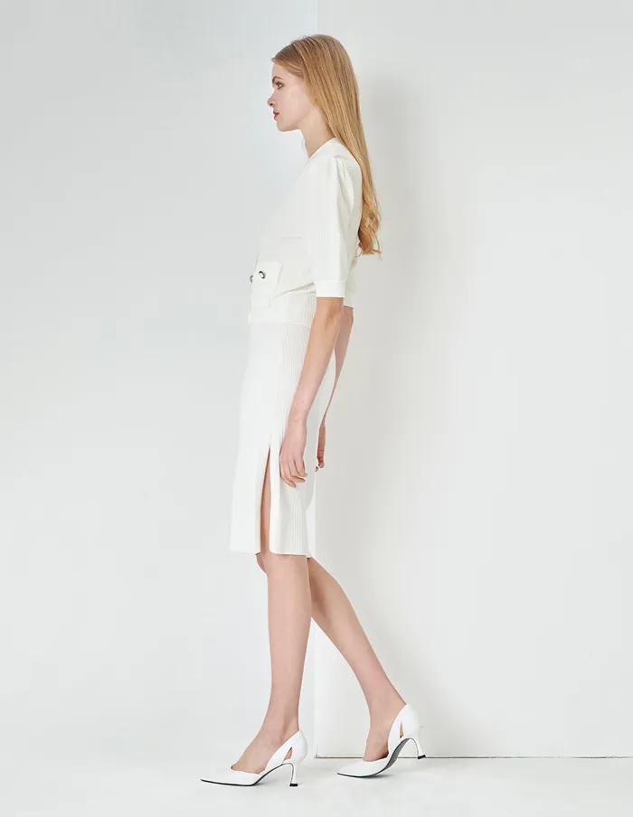 MARYLING Skirts OffWhite Knit Skirt White 8211 Women