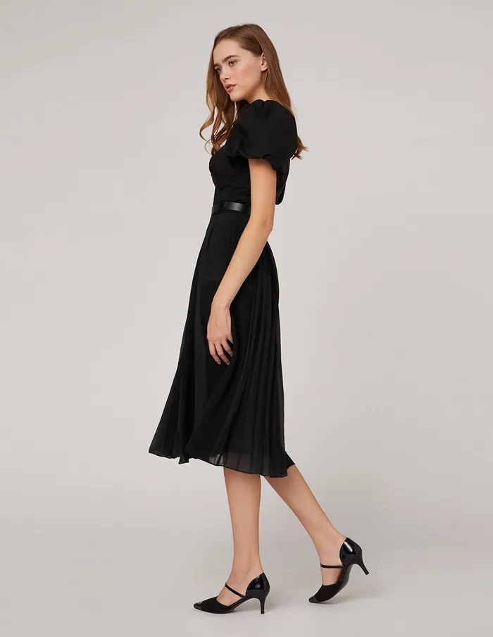 MARYLING Skirts Pleat Skirt Black 8211 Women