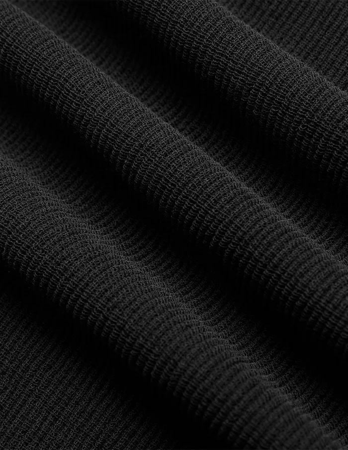 MARYLING Vest Black Crew Neck Knitted Vest Black 8211 Women MARYLING Vest Black Crew Neck Knitted Vest Black 8211 Women