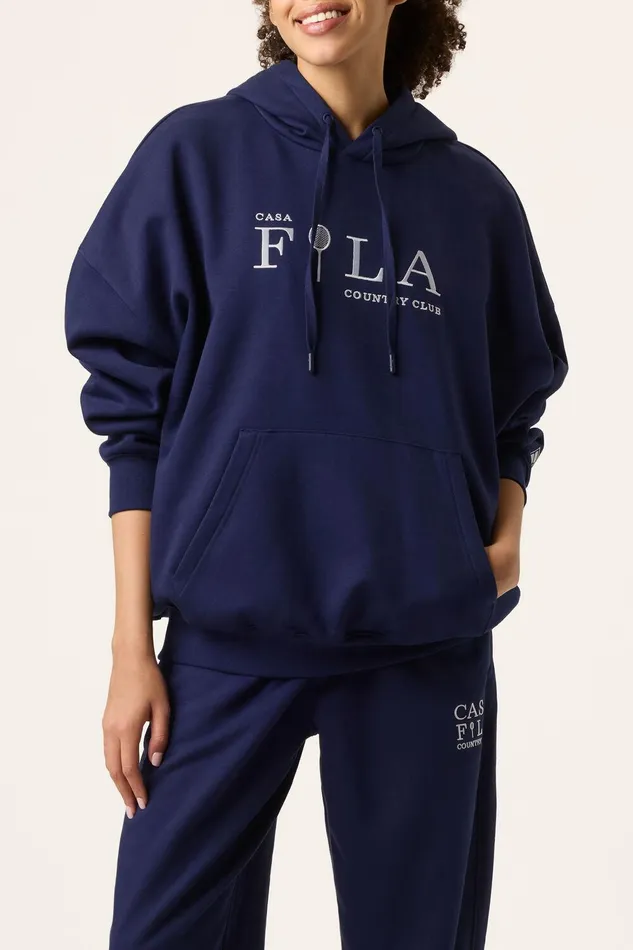 Matching Sets Women Fila Casa Fila Country Club Hoodie 400 Fila Navy Matching Sets Women Fila Casa Fila Country Club Hoodie 400 Fila Navy