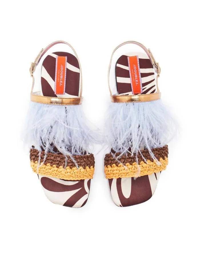 Medal Sandal Watermarble Women La Double J Shoes Medal Sandal Watermarble Women La Double J Shoes