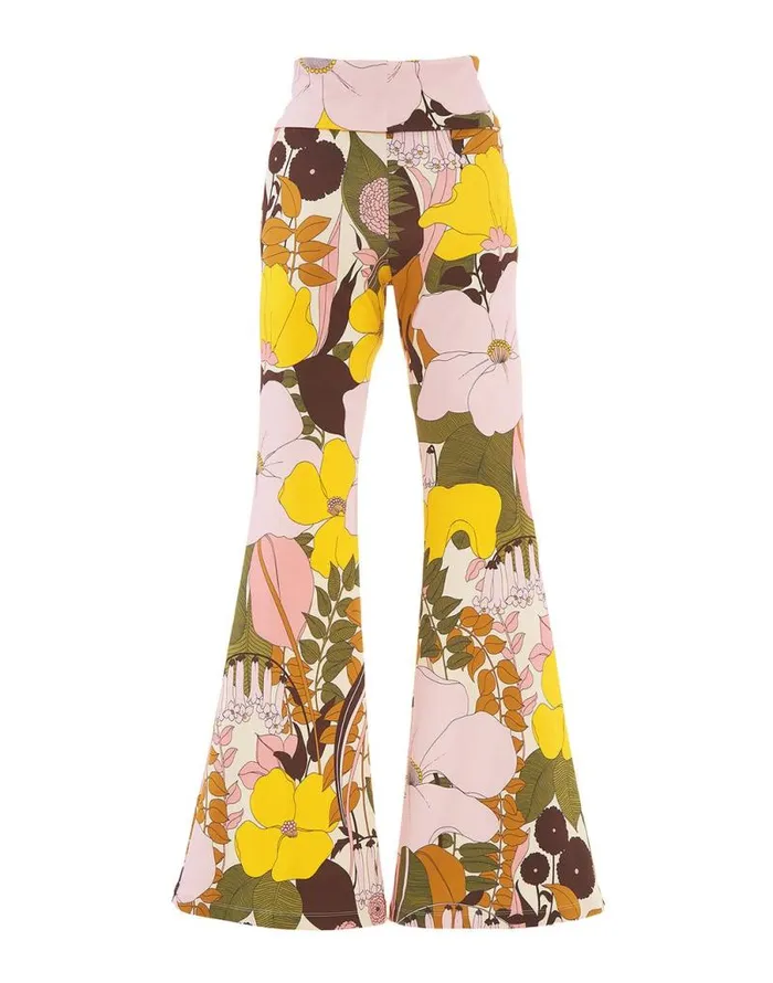 Meditation Pants Big Flower Rose Women La Double J Loungewear Meditation Pants Big Flower Rose Women La Double J Loungewear