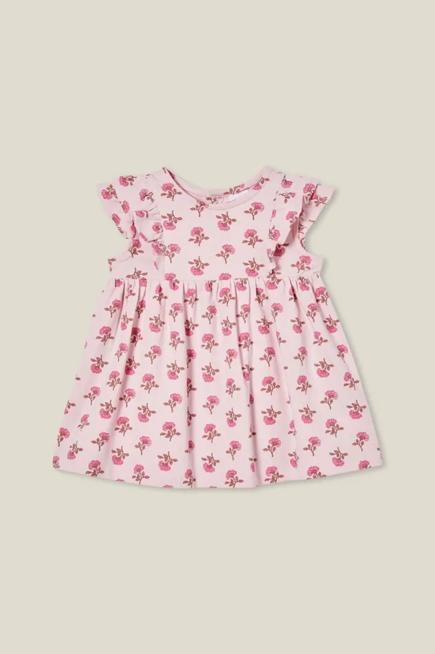 Megan Sleeveless Ruffle Dress Ballerinamaeve Flower Stamp Baby Cotton On Dresses and All In Ones
