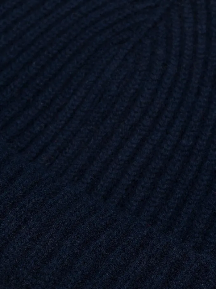 Men Begg X Co Beanies Alex Cashmere Beanie Dark Navy