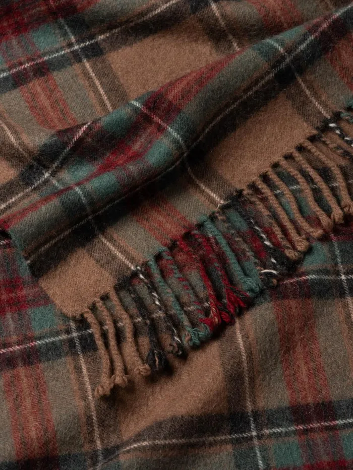 Men Begg X Co Scarves Cashayr Avoriaz Cashmere Scarf Mink Spruce