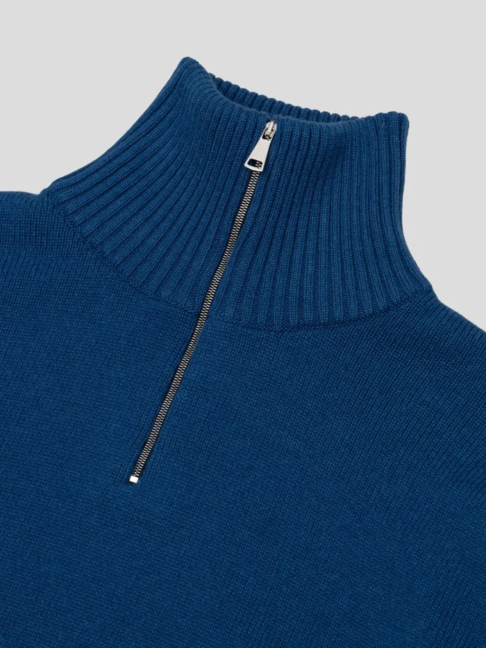 Men Begg X Co Sweaters Archie Zip Cashmere Sweater Marmara