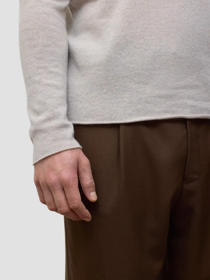 Men Begg X Co Sweaters Miles Cashmere Longsleeve TShirt Agate