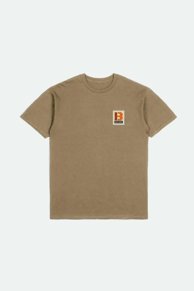 Men Builders SS Standard TShirt Tiger039s Eye Brixton TShirts