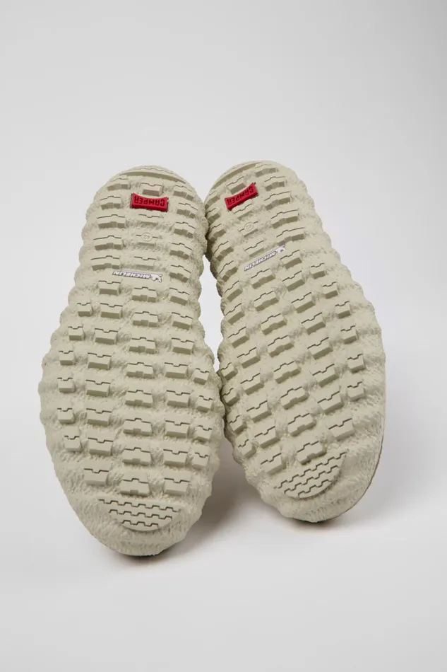 Men Camper Ankle Boots Ground PrimaLoft MICHELIN Light Gray Textile And Leather Ankle Boots Men Camper Ankle Boots Ground PrimaLoft MICHELIN Light Gray Textile And Leather Ankle Boots