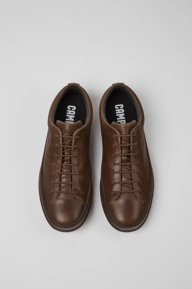 Men Camper Casual Shoes Chasis Casual Brown Lace Up Shoe Men Camper Casual Shoes Chasis Casual Brown Lace Up Shoe
