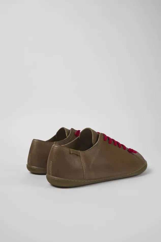 Men Camper Casual Shoes Peu Beige Leather Shoes Men Camper Casual Shoes Peu Beige Leather Shoes