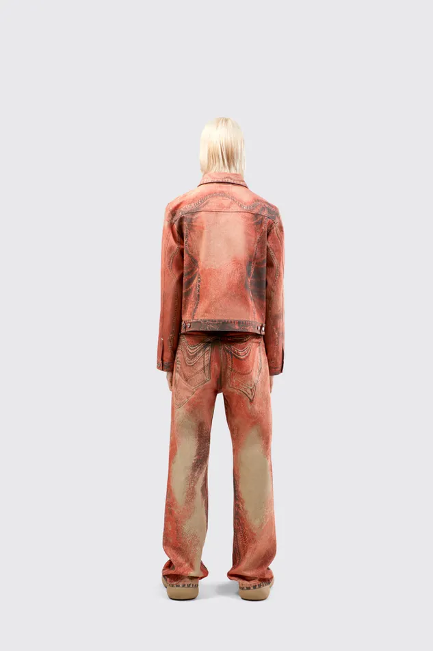 Men Camper Denim Denim Jeans Burnt Orange Denim Jeans Men Camper Denim Denim Jeans Burnt Orange Denim Jeans