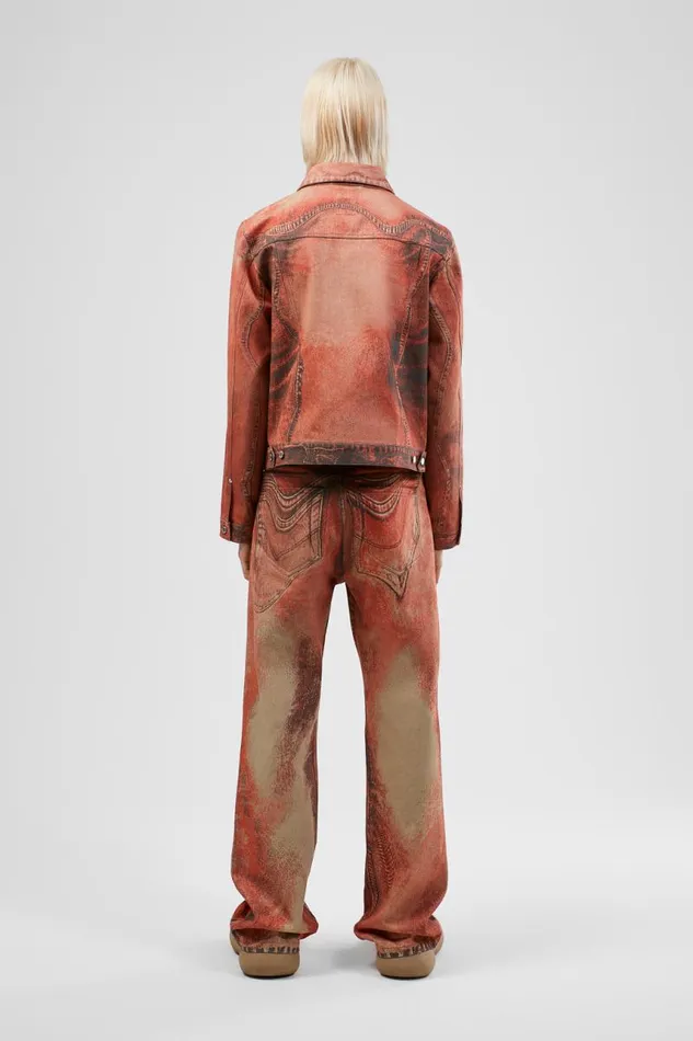 Men Camper Denim Denim Jeans Burnt Orange Denim Jeans Men Camper Denim Denim Jeans Burnt Orange Denim Jeans
