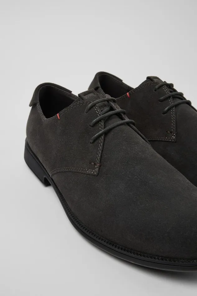 Men Camper Formal Shoes Mil Browngray Nubuck Shoes