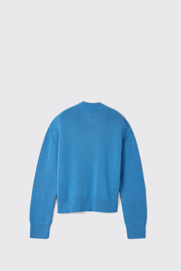 Men Camper Knit Melange Knit Sweater Blue Melange Knit Sweater Men Camper Knit Melange Knit Sweater Blue Melange Knit Sweater