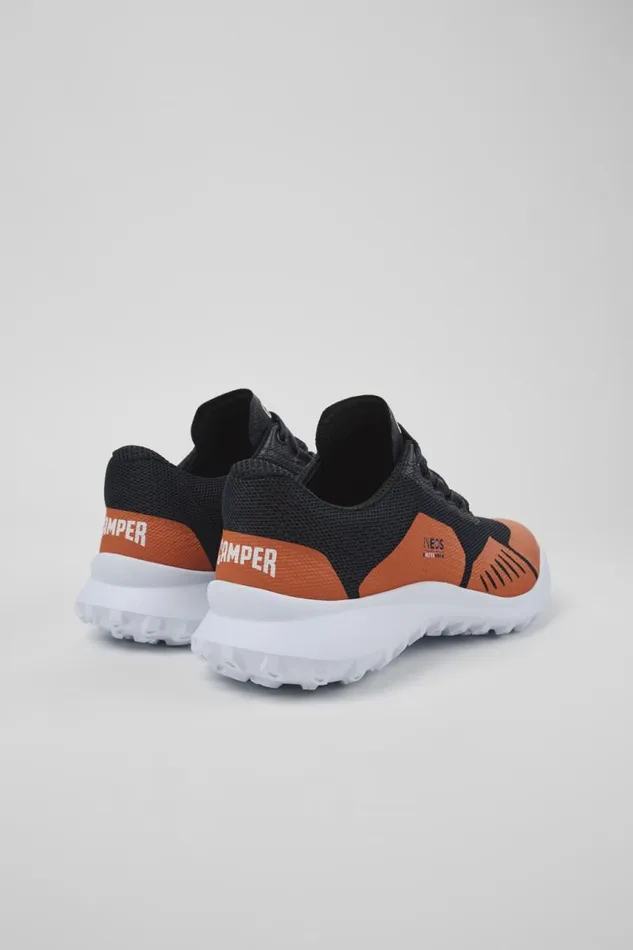 Men Camper Sneakers Camper X INEOS Britannia Blue And Orange Textile Sneakers Men Camper Sneakers Camper X INEOS Britannia Blue And Orange Textile Sneakers