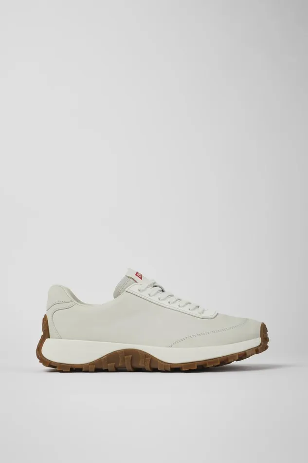 Men Camper Sneakers Drift Trail VIBRAM White Leather And Textile Sneakers Men Camper Sneakers Drift Trail VIBRAM White Leather And Textile Sneakers