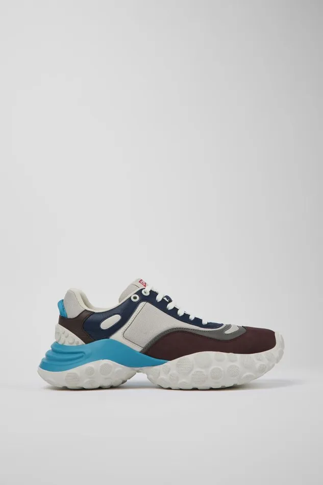 Men Camper Sneakers Pelotas Mars Multicolored Textile And Nubuck Sneakers Men Camper Sneakers Pelotas Mars Multicolored Textile And Nubuck Sneakers