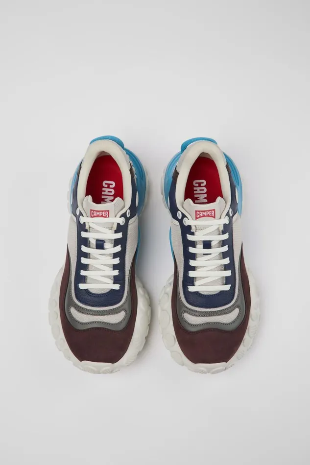 Men Camper Sneakers Pelotas Mars Multicolored Textile And Nubuck Sneakers Men Camper Sneakers Pelotas Mars Multicolored Textile And Nubuck Sneakers
