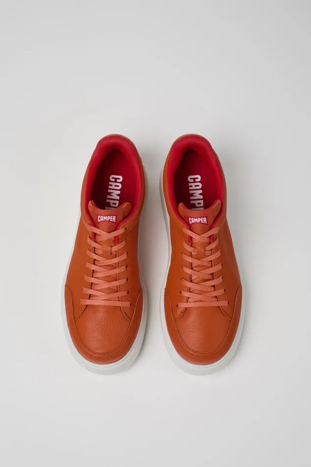 Men Camper Sneakers Runner K21 Orange Leather Sneakers Men Camper Sneakers Runner K21 Orange Leather Sneakers